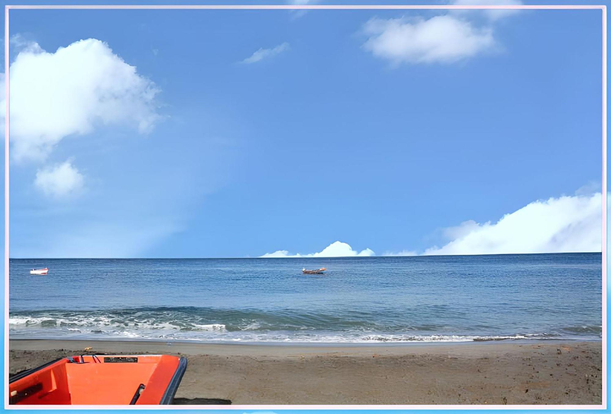 Appartement d'une chambre a Le Carbet a 1 m de la plage avec vue sur la mer jardin clos et wifi Extérieur photo